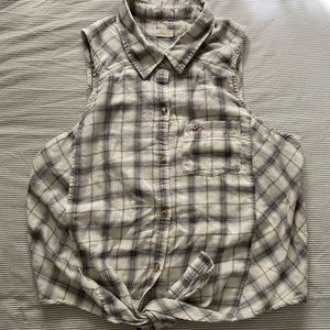 Flannel Muscle Tee